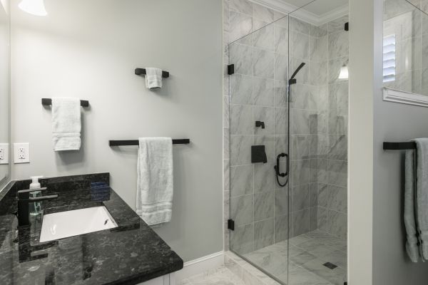 Granite Shower Installation in Bellingham